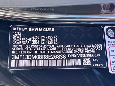 2024 BMW M2 8-Spd Sport Automatic | Shadowline Pkg. | Lighting Pkg.