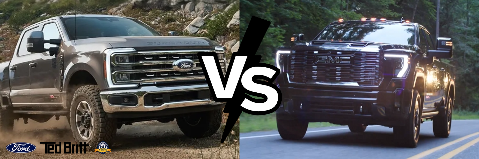 _2024 Ford F-250 vs. 2024 GMC Sierra 2500 comparison Ted Britt Chantilly Ford