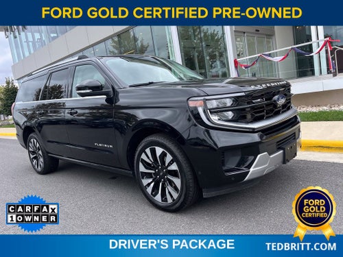 2025 Ford Expedition Max Platinum 4WD | Pano Roof | BLIS | 360 Cam | HD Tow