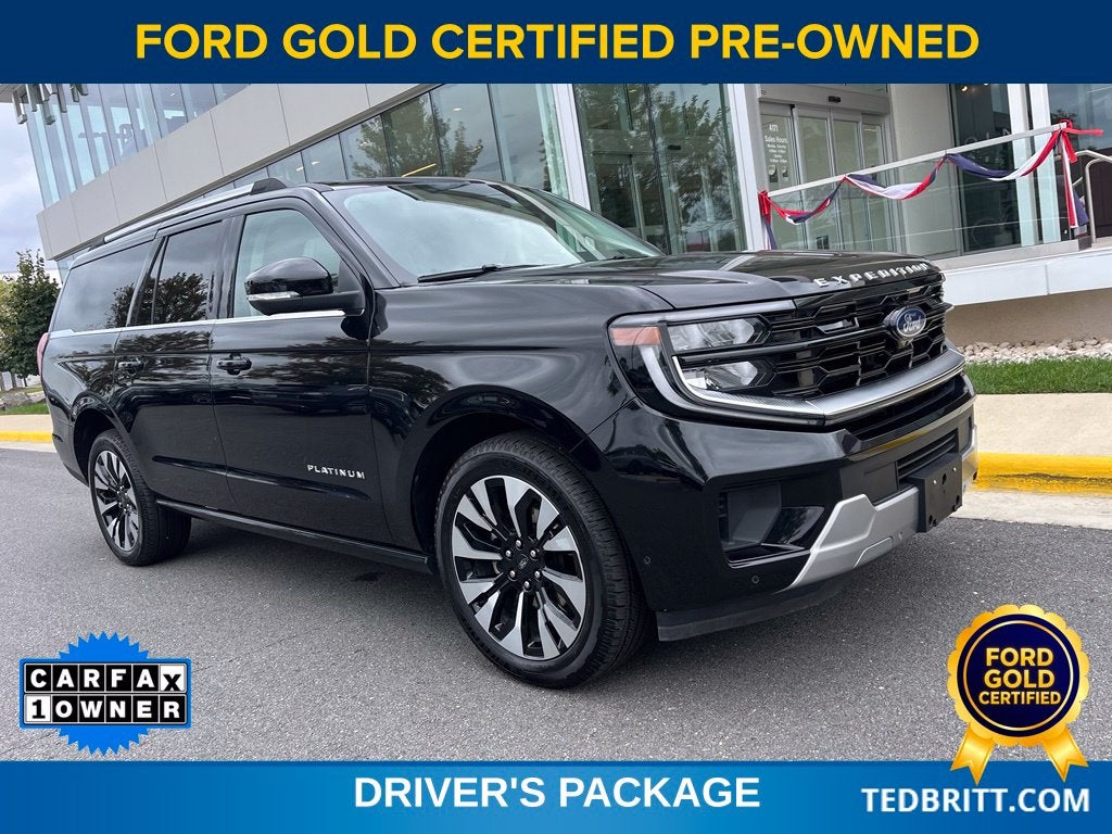 2025 Ford Expedition Max Platinum 4WD | Pano Roof | BLIS | 360 Cam | HD Tow