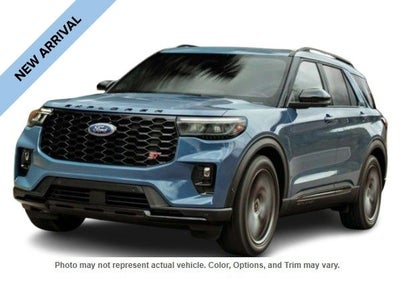 2025 Ford Explorer ST 4WD | Pano Roof | Black Painted Roof | Sun & Sound