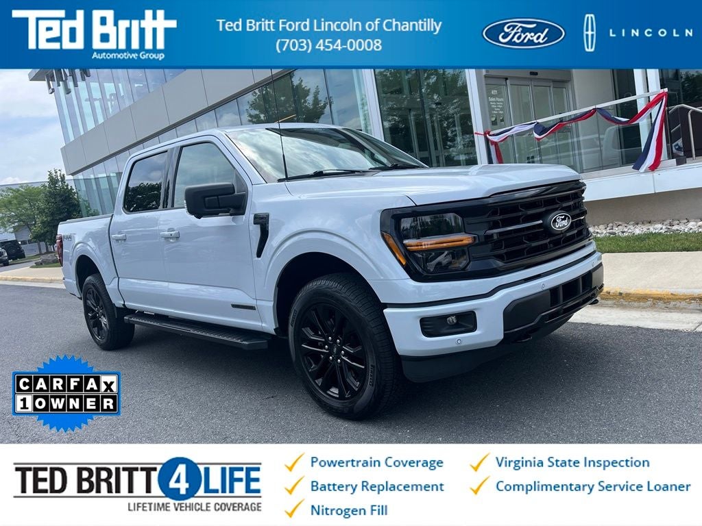 2025 Ford F-150 XLT 4WD | Pano Roof | 360 Cam | BLIS | Black Appear Pk