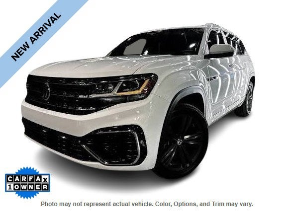 2021 Volkswagen Atlas 3.6L V6 SE w/Technology R-Line AWD | Moonroof | BLIS