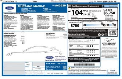 2025 Ford Mustang Mach-E Premium AWD | Glass Roof | 360 Cam | Sport Appear Pkg