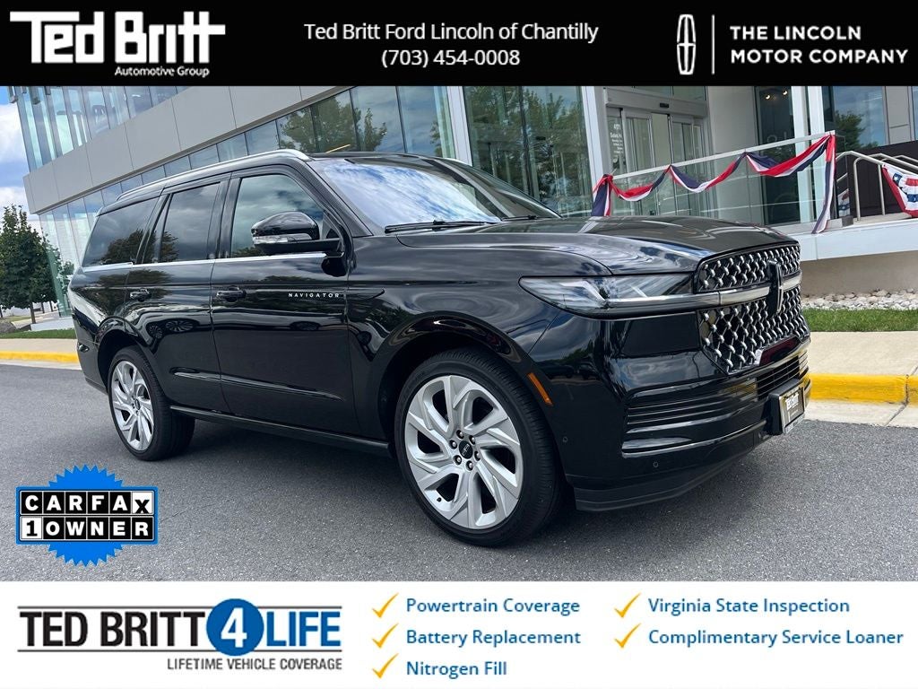 2025 Lincoln Navigator Black Label 4WD | Pano Roof | 360 Cam | BLIS | 24" Wheels