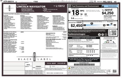 2023 Lincoln Navigator Black Label Special Eddition 4WD | Pano Roof | HD Tow Pkg