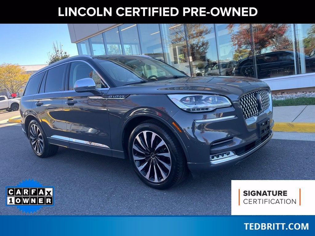 2022 Lincoln Aviator Plug-In Hybrid Black Label Grand Touring AWD | Pano Roof | HUD