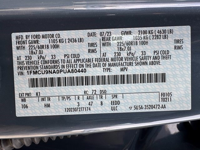 2023 Ford Escape ST-Line Select