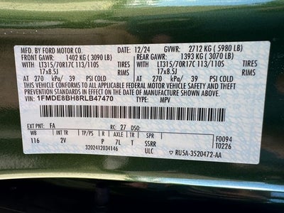 2024 Ford Bronco Outer Banks | Sasquatch Pkg | Hard-Top | Lux Pkg