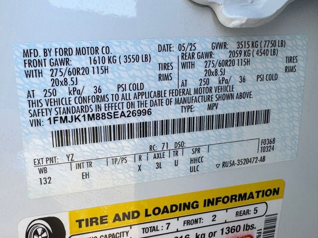 2025 Ford Expedition Max Platinum | Ford Co-Pilot360 Active 2.0 | 4WD