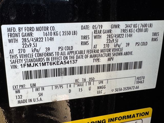 2019 Ford Expedition Max Platinum | 360 Camera | B&O Sound System | CarPlay