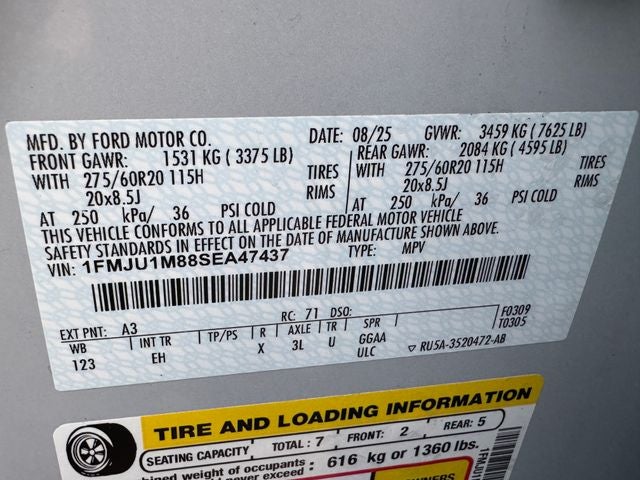 2025 Ford Expedition Platinum | One Owner | Clean Carfax
