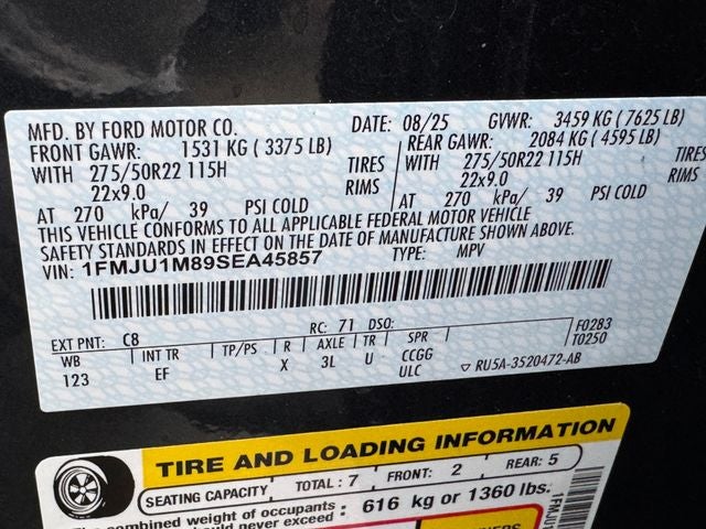 2025 Ford Expedition Platinum | Clean One Owner Carfax