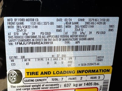 2024 Ford Expedition King Ranch | HD Towing Pkg | Pano Sunroof | B&O Unleashed