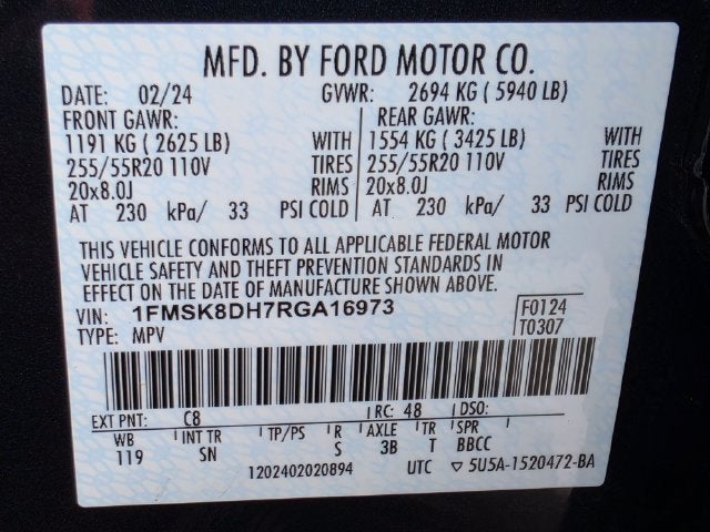 2024 Ford Explorer XLT | Pano Roof | Remote Start | 4WD