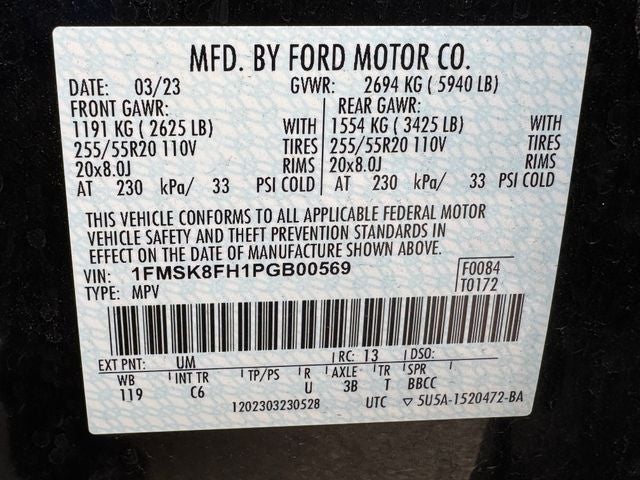 2023 Ford Explorer Limited | Panel Roof | Tech Pkg