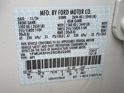 2025 Ford Explorer Platinum