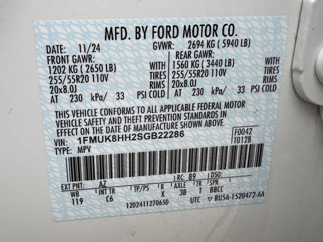 2025 Ford Explorer Platinum