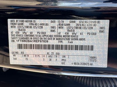2024 Ford F-250SD XL | STX Pkg | 360 Camera | FX4 Pkg