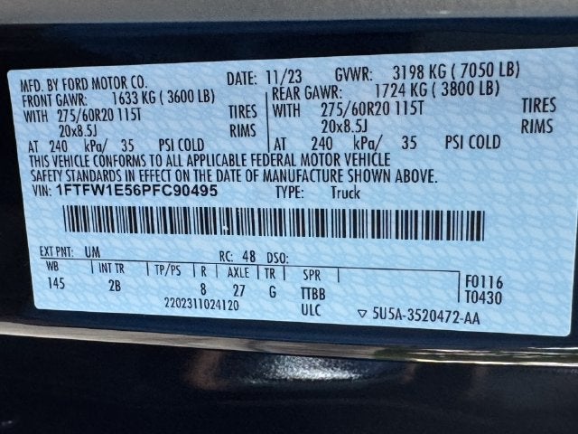2023 Ford F-150 Lariat | Sport Pkg | Black Out Pkg | 360 Camera
