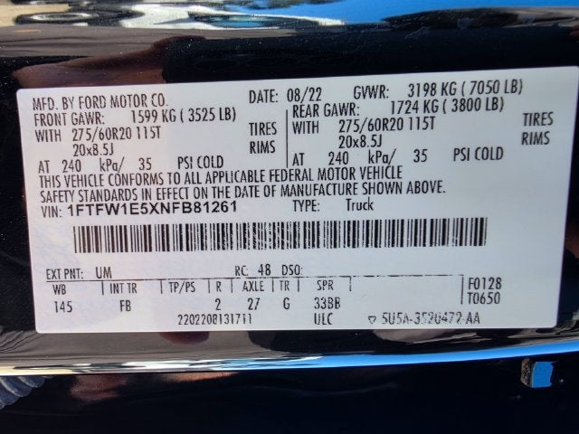 2022 Ford F-150 XLT | Pano Roof | Sport Pkg