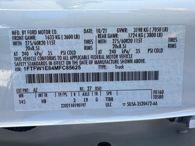 2021 Ford F-150 Lariat | Tow Pkg | 360 Camera | Pro Power