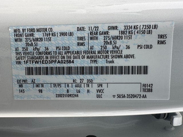 2023 Ford F-150 Platinum