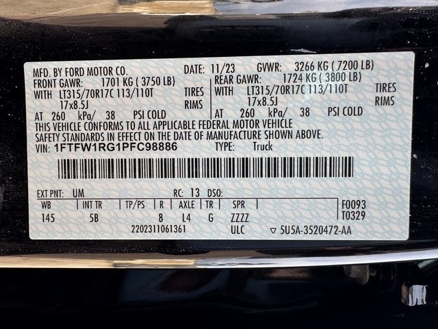 2023 Ford F-150 Raptor