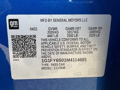 2021 Chevrolet Bolt EV LT