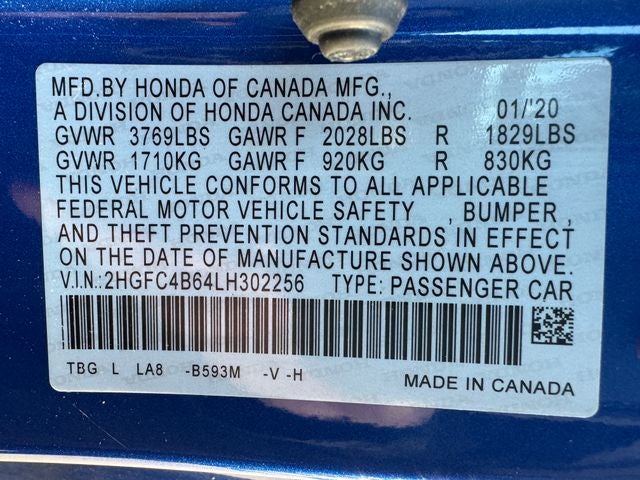 2020 Honda Civic LX