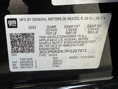 2023 Chevrolet Silverado 1500 LT