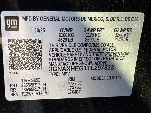2026 Chevrolet Equinox LT