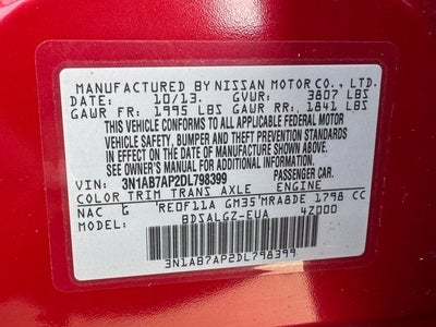 2013 Nissan Sentra SL