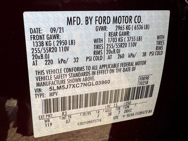 2022 Lincoln Aviator Reserve | Luxury Pkg. | Elements Pkg. + | AWD