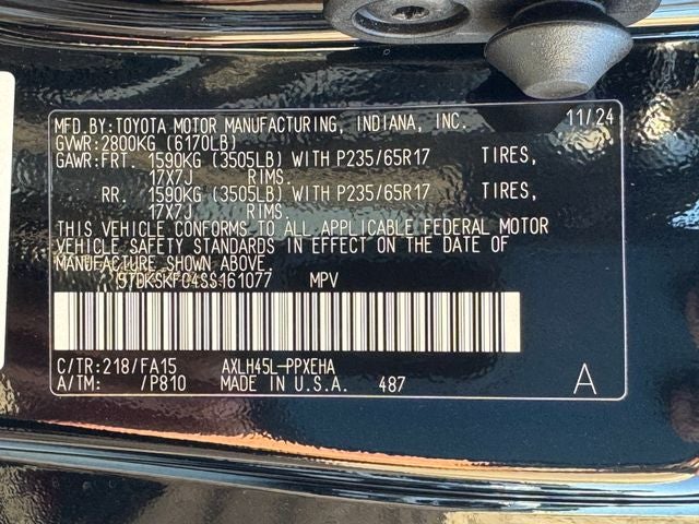 2025 Toyota Sienna LE 8 Passenger