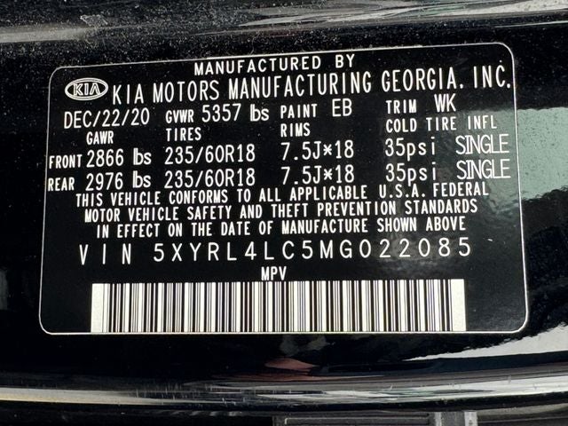 2021 Kia Sorento S | Pano Sunroof | Remote Start | Heated Seats
