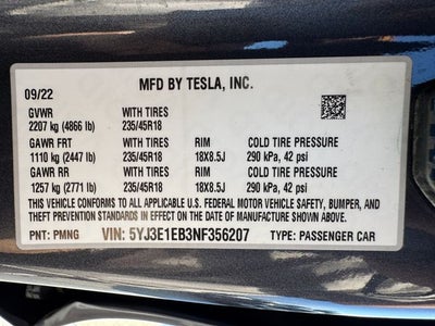 2022 Tesla Model 3 Long Range | AWD