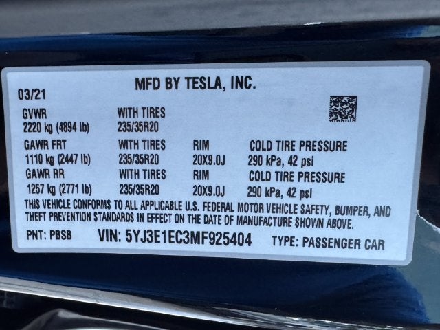 2021 Tesla Model 3 Performance | Clean Carfax | AWD