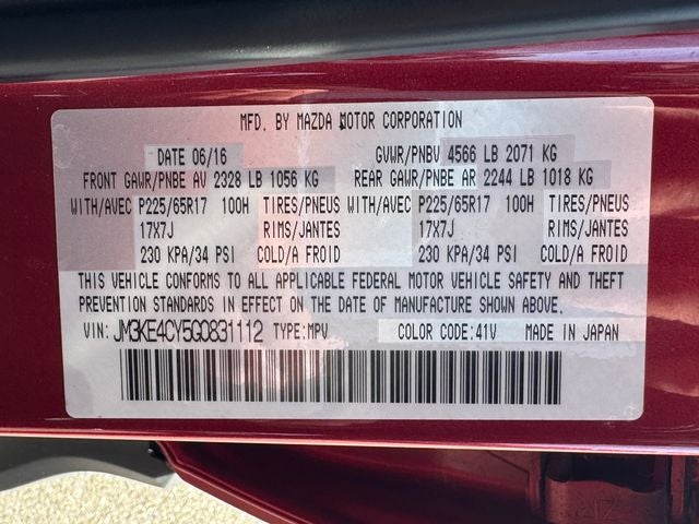 2016 Mazda Mazda CX-5 Touring