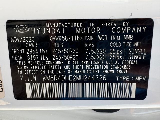 2021 Hyundai Palisade SEL | Convenience Pkg. | Premium Pkg. | AWD