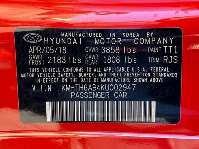 2019 Hyundai Veloster Turbo Ultimate