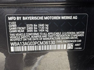 2023 BMW 5 Series 530e iPerformance | Moonroof | Navigation | M Sport Pkg.