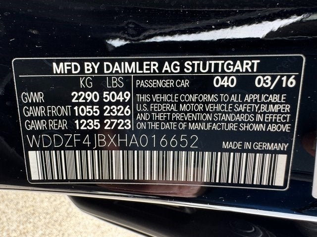 2017 Mercedes-Benz E-Class E 300