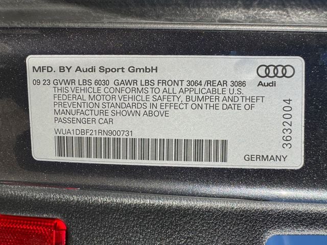 2024 Audi RS 6 Avant performance 4.0T quattro