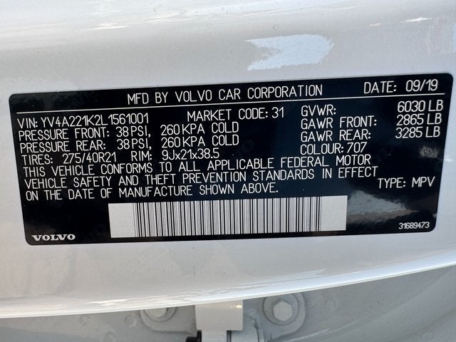 2020 Volvo XC90 T6 Momentum