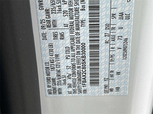 2025 Ford Transit-350 XL