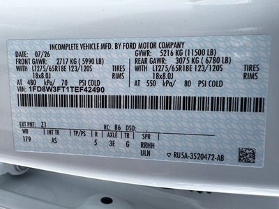2026 Ford F-350SD XL 179 WB