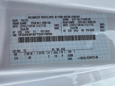 2026 Ford E-450SD 17 FT BOX DUAL ROLL UP Base