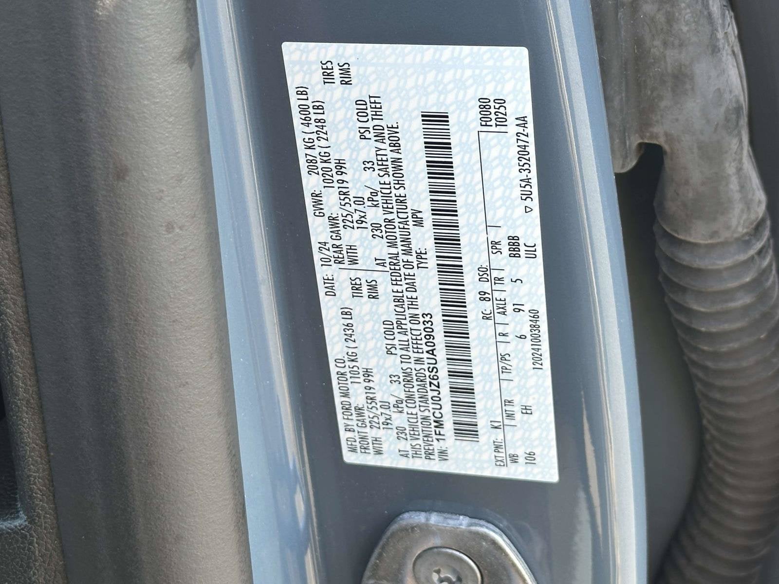 2025 Ford Escape Hybrid Platinum