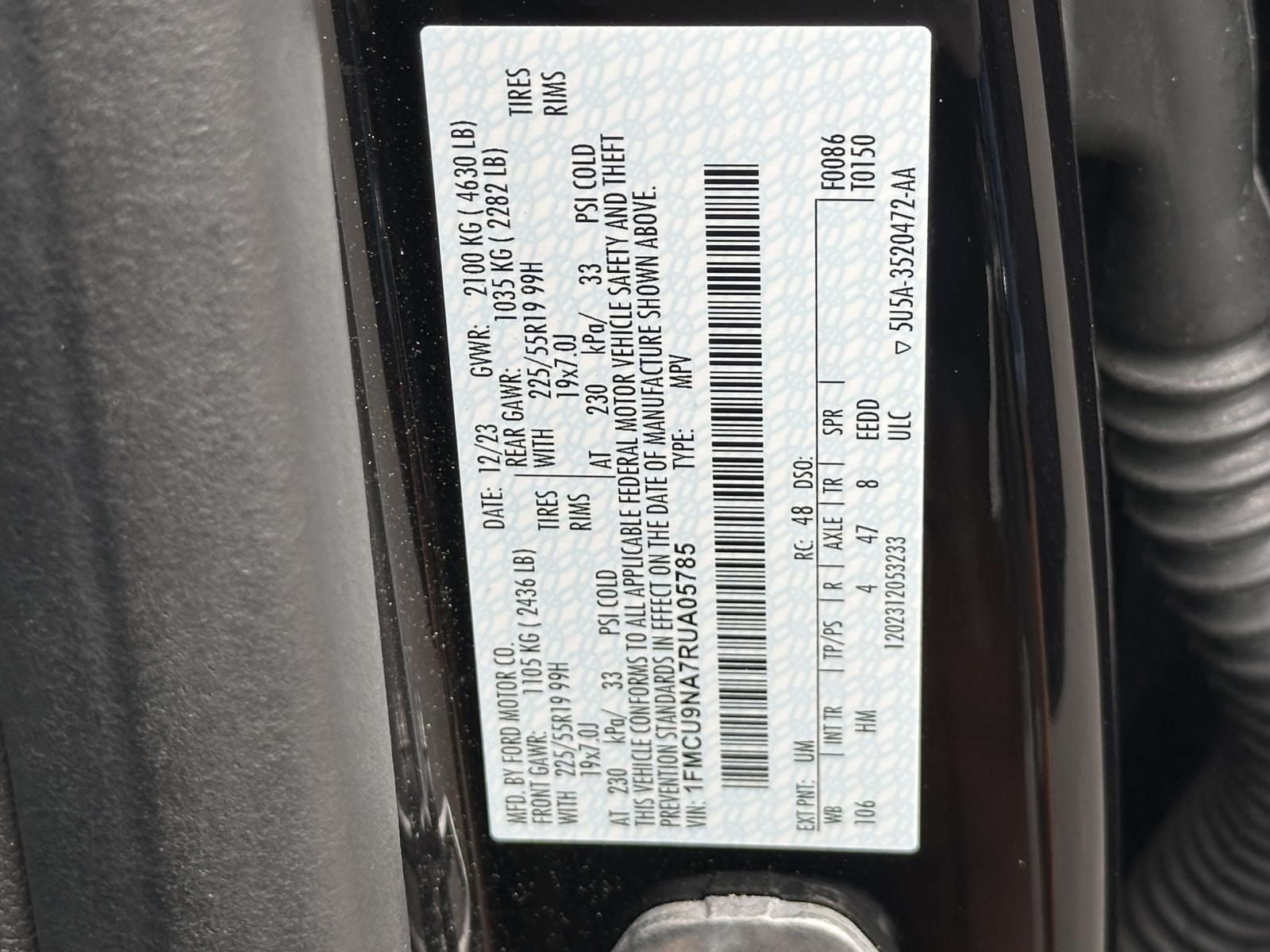2024 Ford Escape ST-Line Select